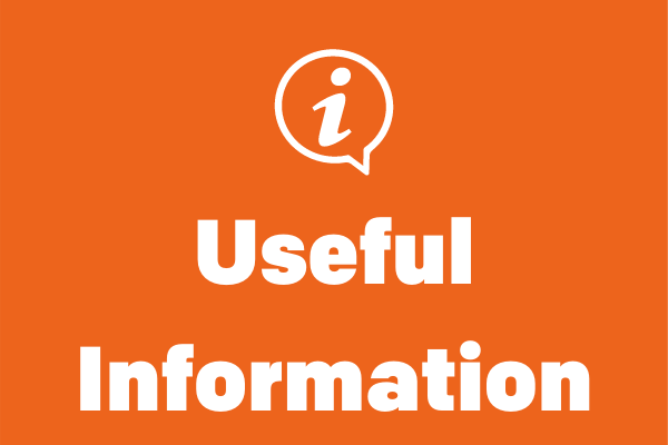 information symbol with the words "useful information" added underneath