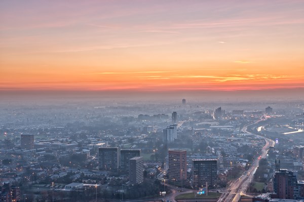 Greater Manchester skyline.