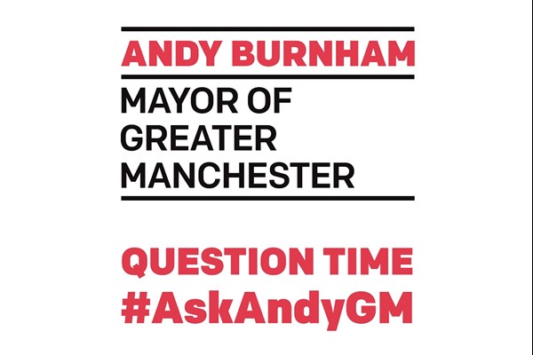 Question Time with Mayor of Greater Manchester Andy Burnham returns