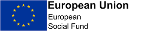 EU emblem and ESF logo