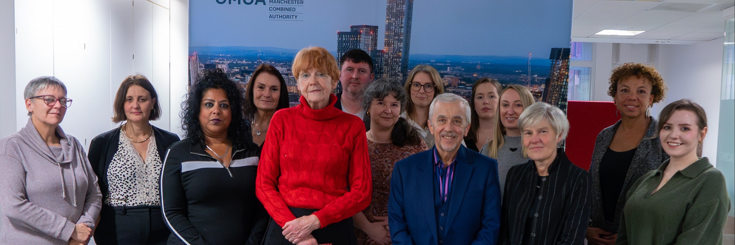 Members of the Independent Police Arrest and Custody Detention Scrutiny Panel standing in a line