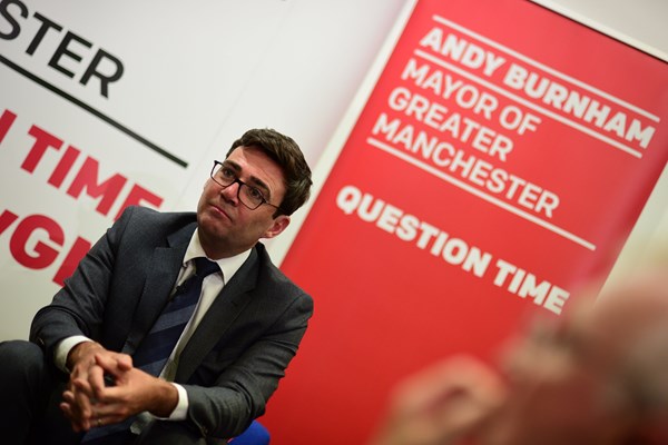 Mayor of Greater Manchester Andy Burnham outlines commitment to oppose conversion therapy