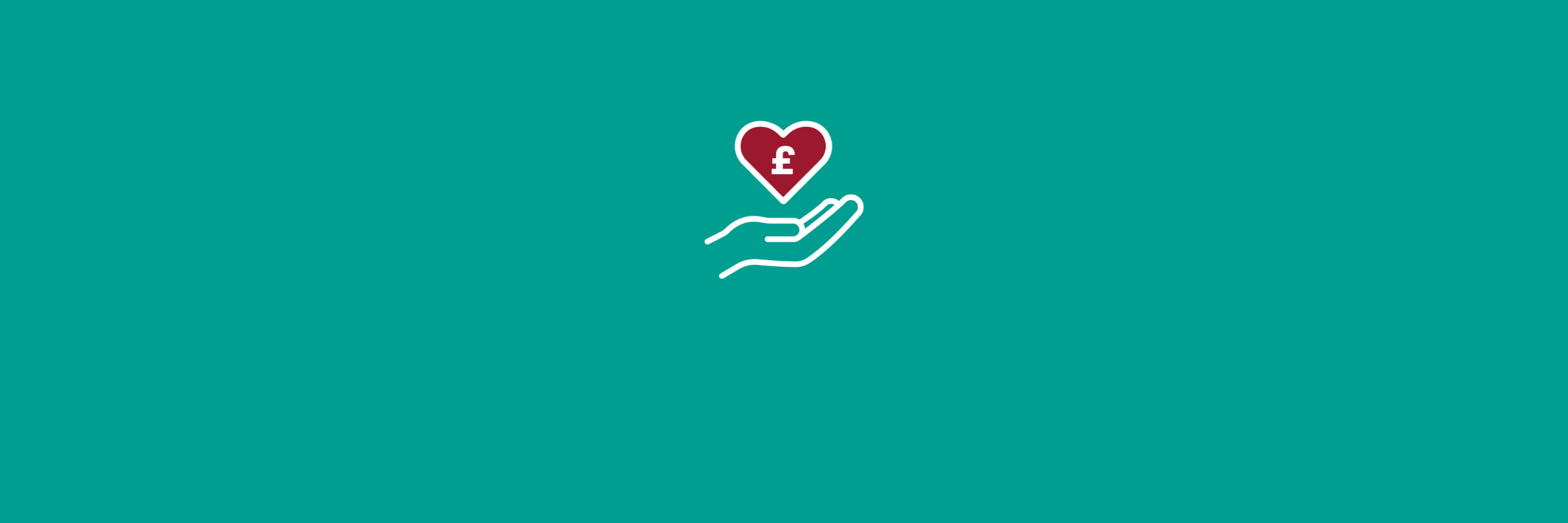 Graphic of a hand holding a heart with a pound sign inside