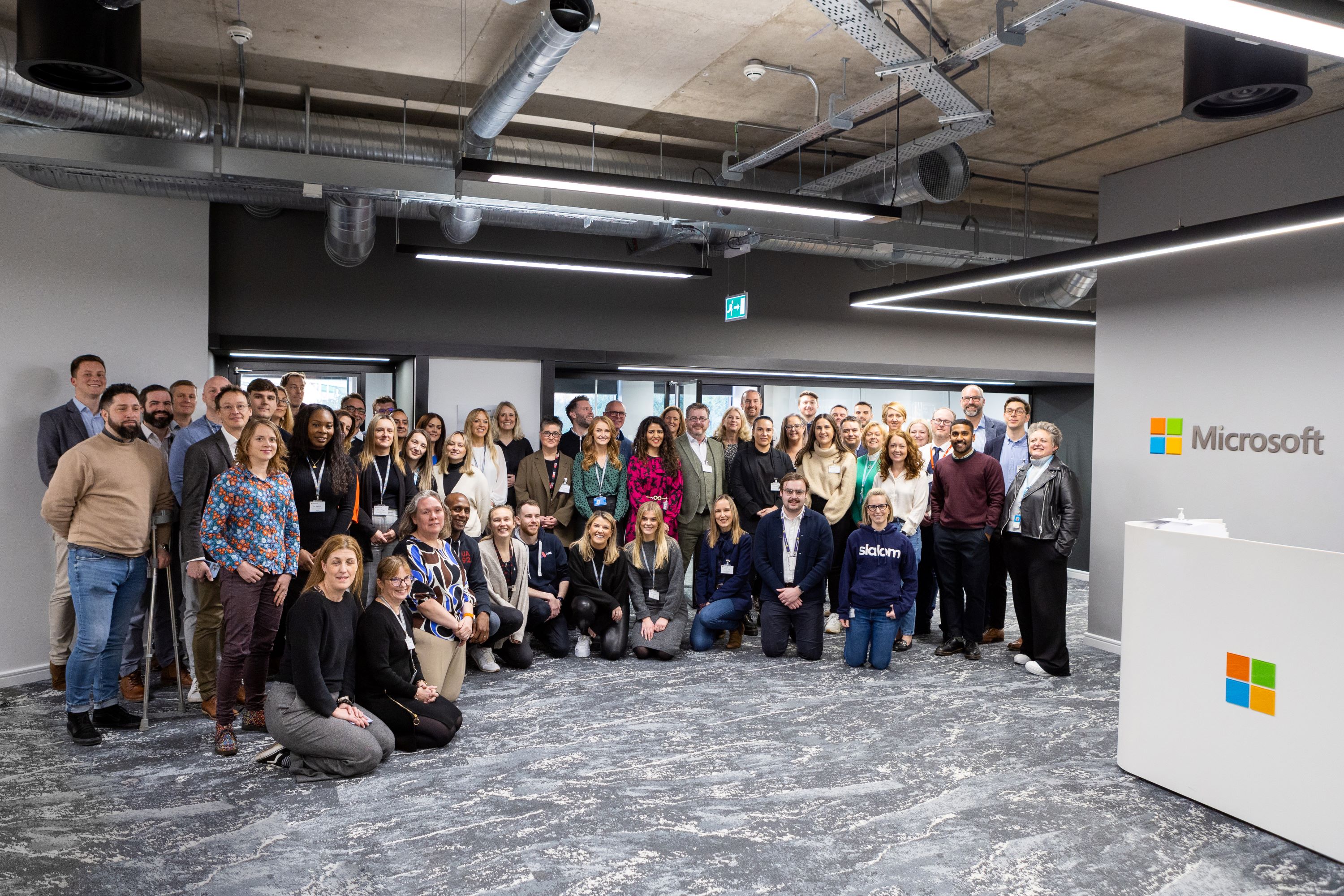 Image of large group of professionals from Greater Manchester's digital sector