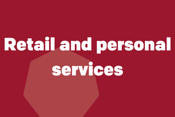 Retail and personal services